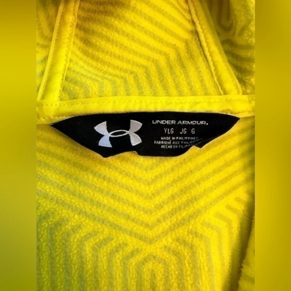 Under Armour UA ColdGear‎ Infrared Softshell Zip Jacket Yellow Boys Youth YXL